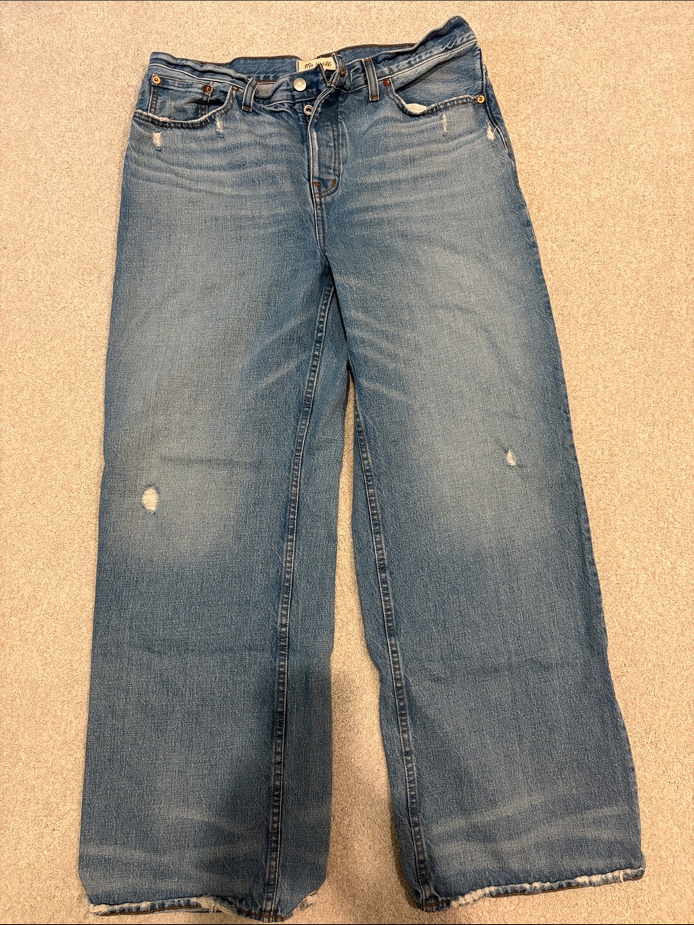 Madewell Light Blue Wide-Leg Women’s Jeans